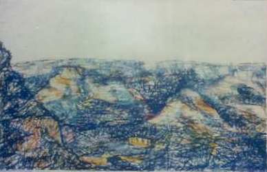 Canyon drawing