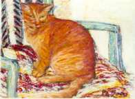 Uther Guarding the Special Chair - drawing